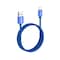 Emerald Blue 10FT USB Type C Braided Fast Charging Cable EE-AC10-BLU - alternate 2